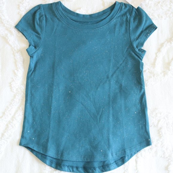 Set of 4 Spring/Summer Sparkle Waffle T-shirts, Floral Leggings & Jean Skirt NWT - Picture 9 of 16